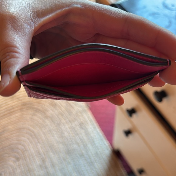 Tory Burch leather card case! Kira chevron - Picture 3 of 4